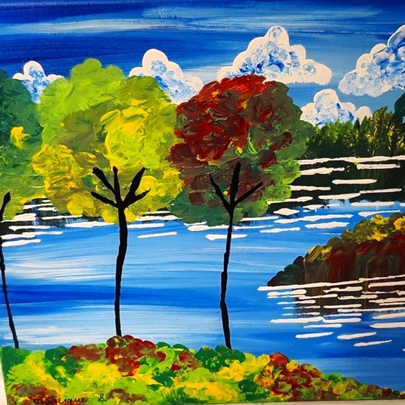 Autumn 🍂 Lake - Picture 2 of 3